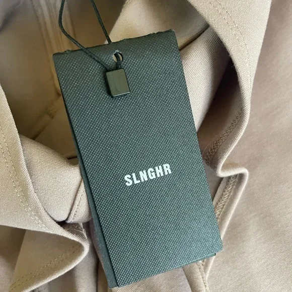 SLNGHR jumpsuit pale lavender size XS halter top - Picture 6 of 10